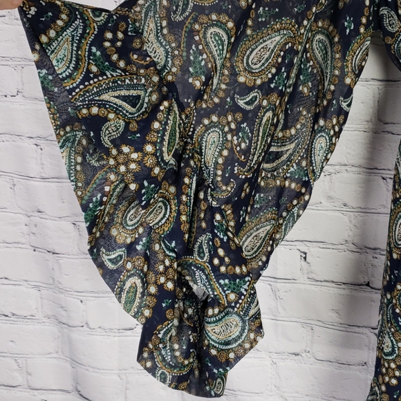 Betsey Johnson Bambi ruffle paisley dress - Picture 4 of 7
